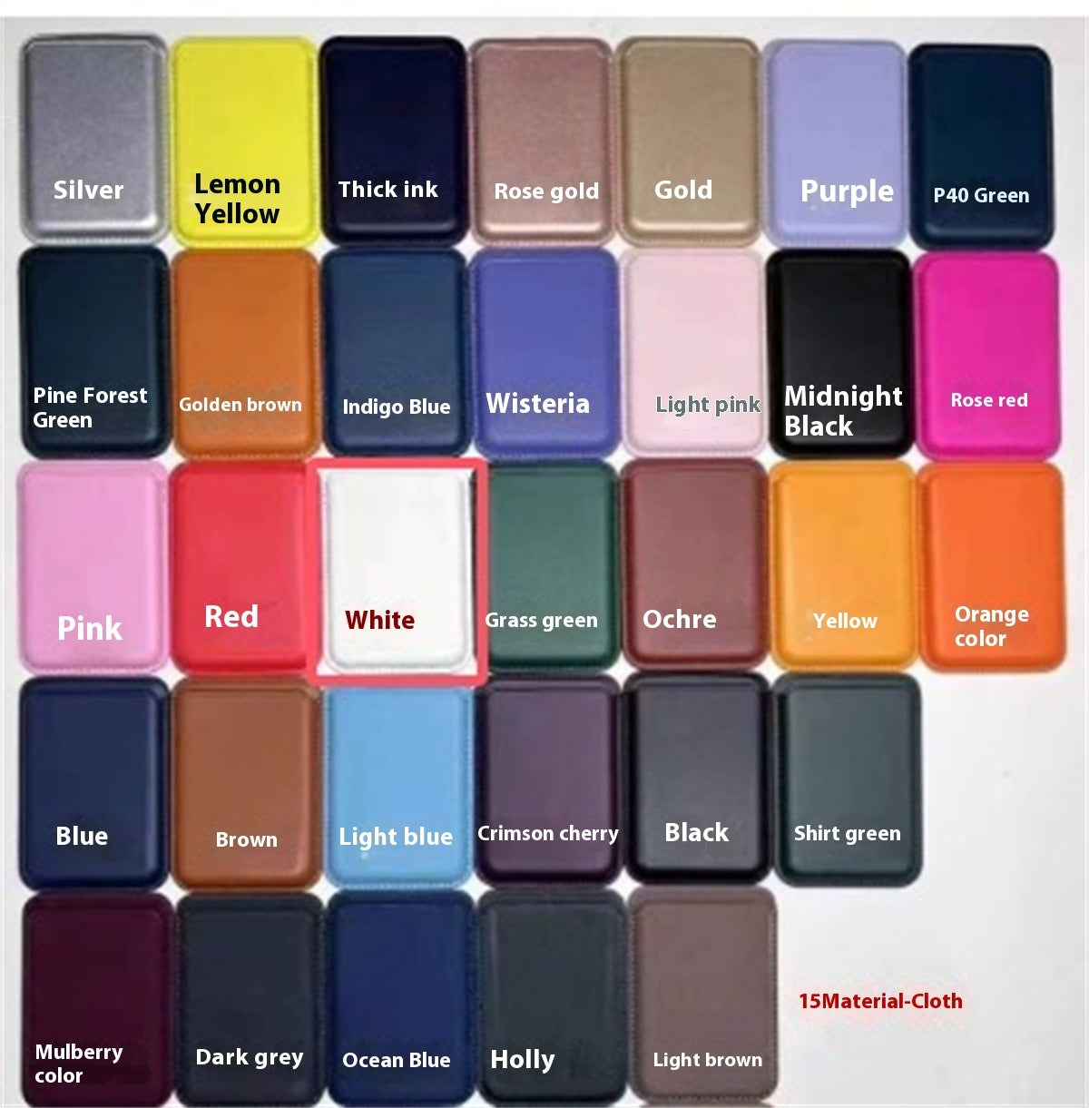 For Macsafe Magnetic Luxury Leather Card Holder Wallet Case For 14 Pro Max 13 12 Phone Bag Adsorption Accessories Cover