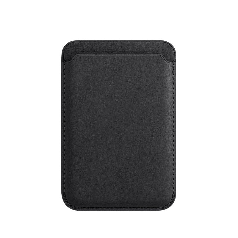 For Macsafe Magnetic Luxury Leather Card Holder Wallet Case For 14 Pro Max 13 12 Phone Bag Adsorption Accessories Cover