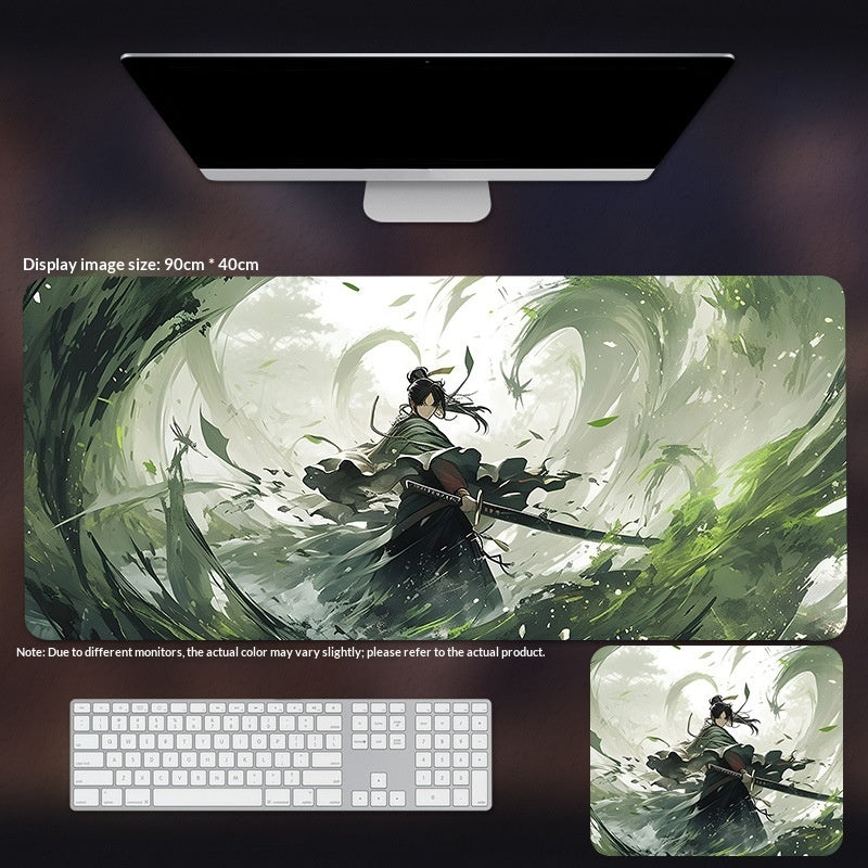 Traditional Chinese-style Wuxia Mouse Pad Extra-large Anime-themed Keyboard Mat For PC Gaming