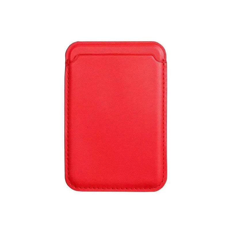 For Macsafe Magnetic Luxury Leather Card Holder Wallet Case For 14 Pro Max 13 12 Phone Bag Adsorption Accessories Cover