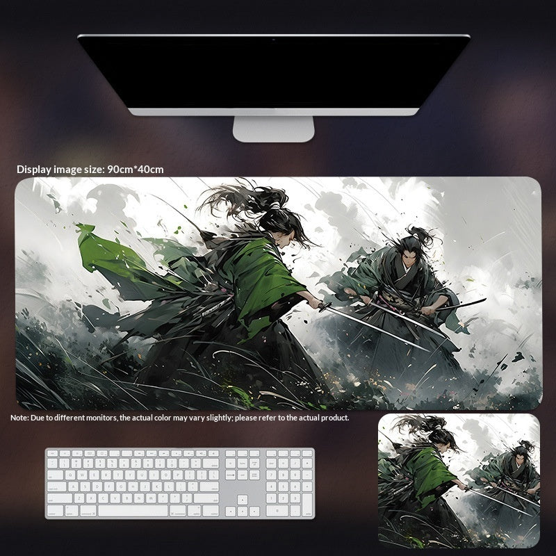Traditional Chinese-style Wuxia Mouse Pad Extra-large Anime-themed Keyboard Mat For PC Gaming