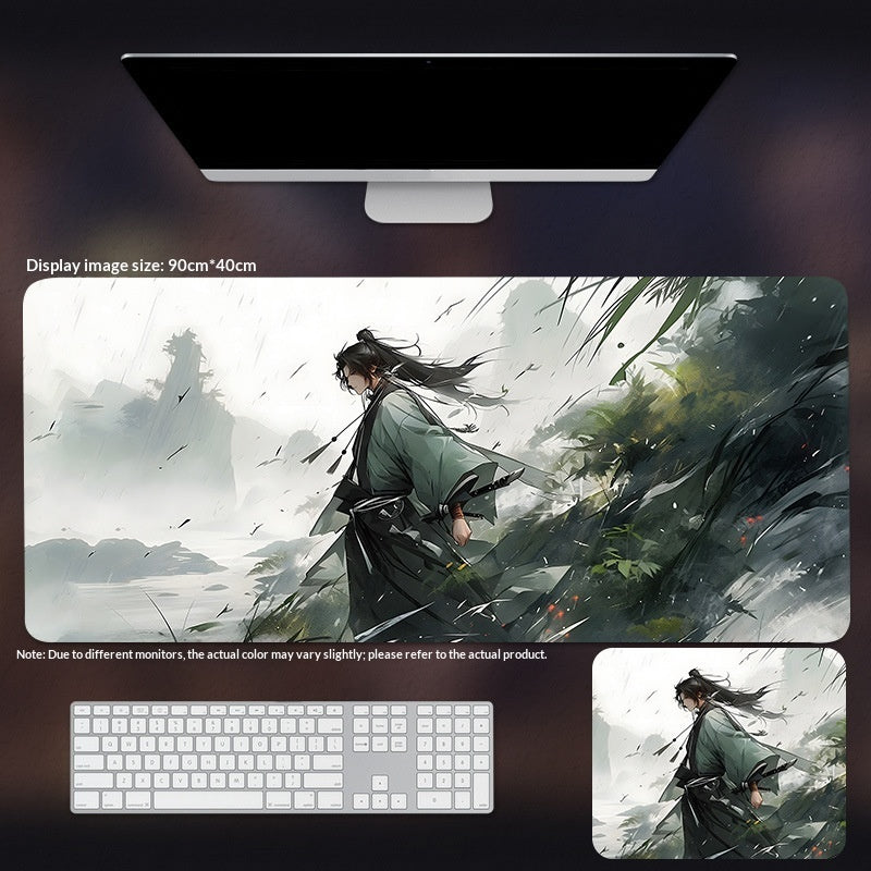 Traditional Chinese-style Wuxia Mouse Pad Extra-large Anime-themed Keyboard Mat For PC Gaming